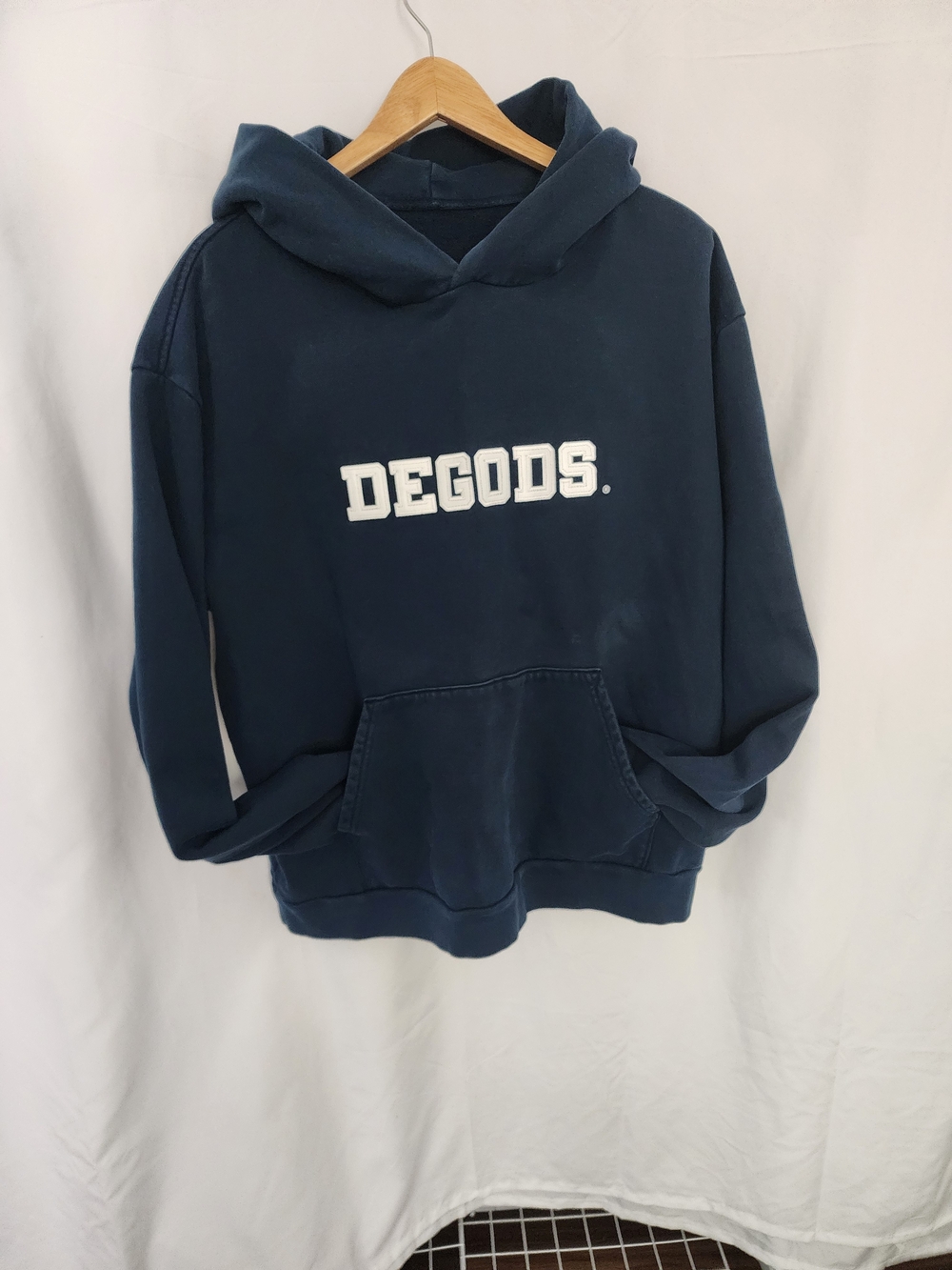 DEGODS Navy Blue Pullover Hoodie